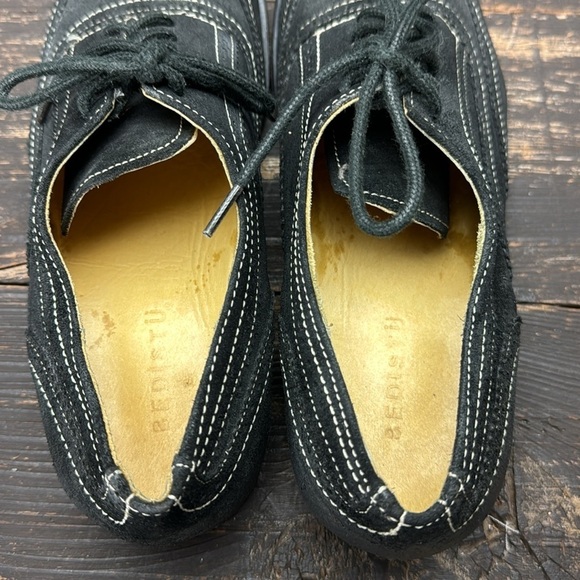 Bed Stu Leather Wingtip Oxford Shoes Size 10 - Picture 7 of 8